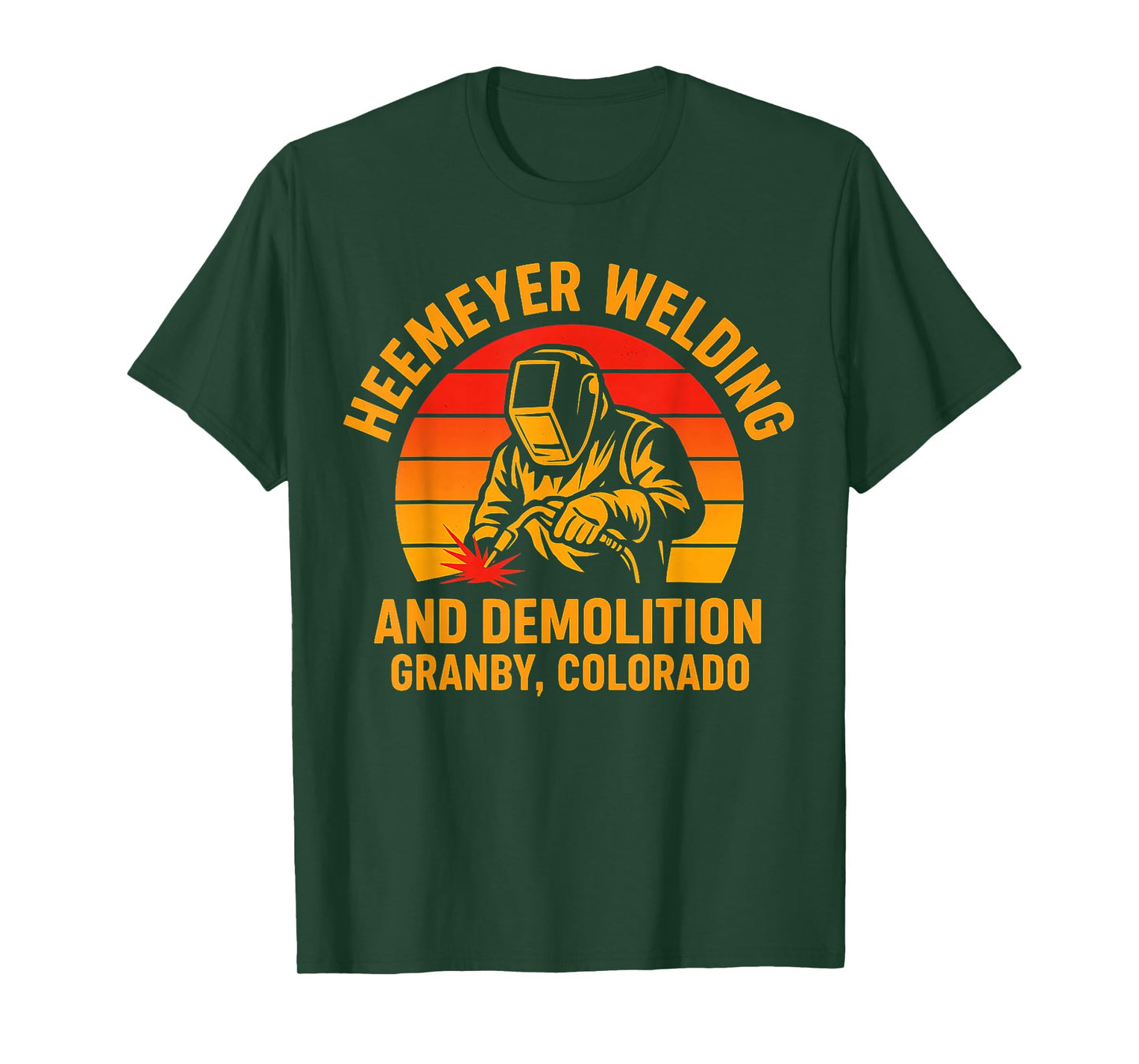 Heemeyer Welding and Demolition Grandby Colorado Welder T-Shirt