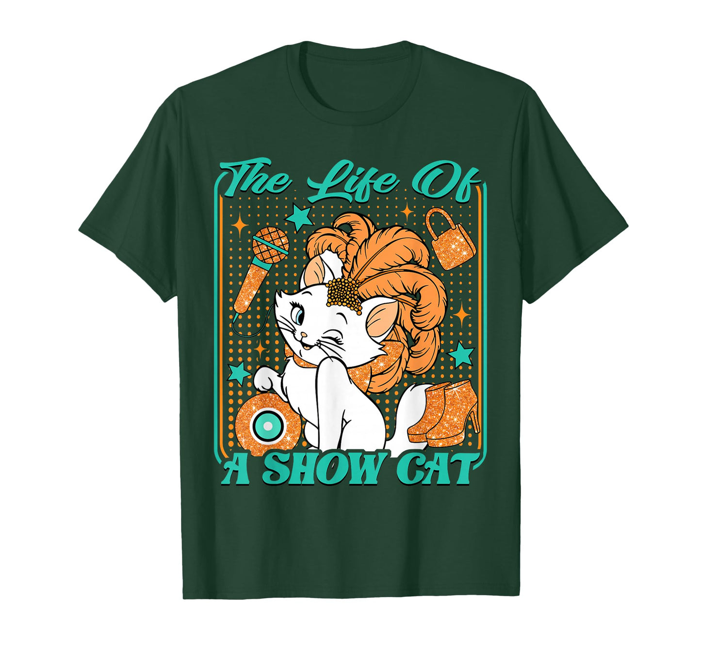 Cute Cat Era Life of Showcat Cat Lover Country Music Concert T-Shirt