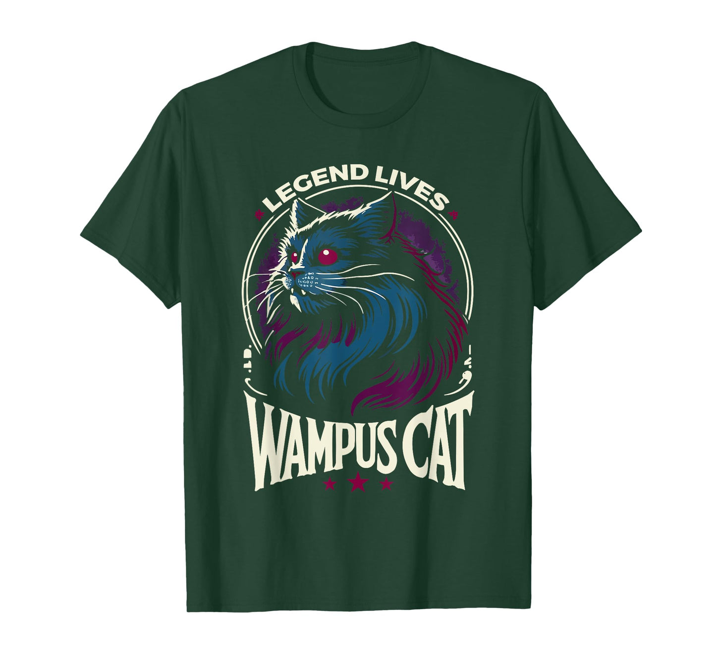 Wampus Cat American Folklore Cryptozoology Cryptid T-Shirt for Men Women