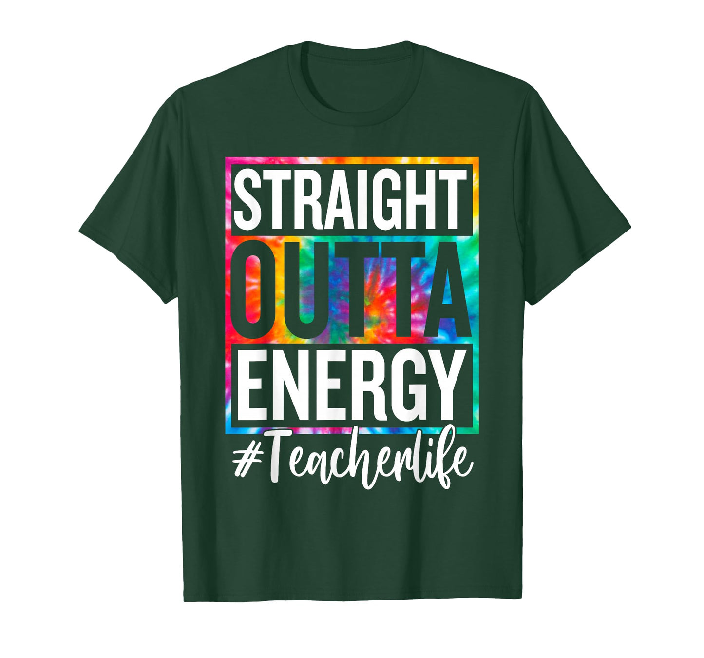 Paraprofessional Straight Outta Energy Teacher Life Gifts T-Shirt