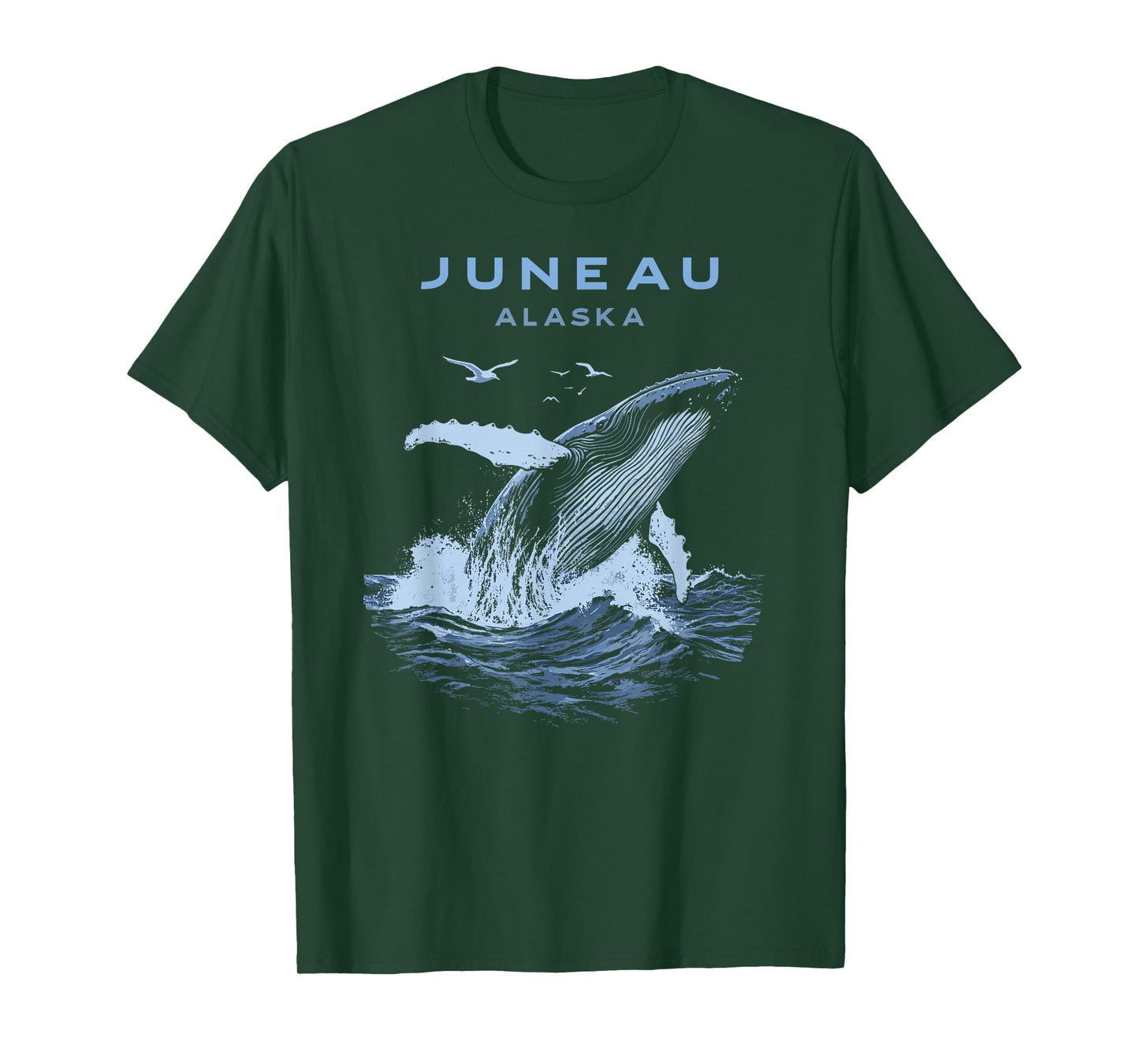 Juneau Alaska Humpback Whale T-Shirt