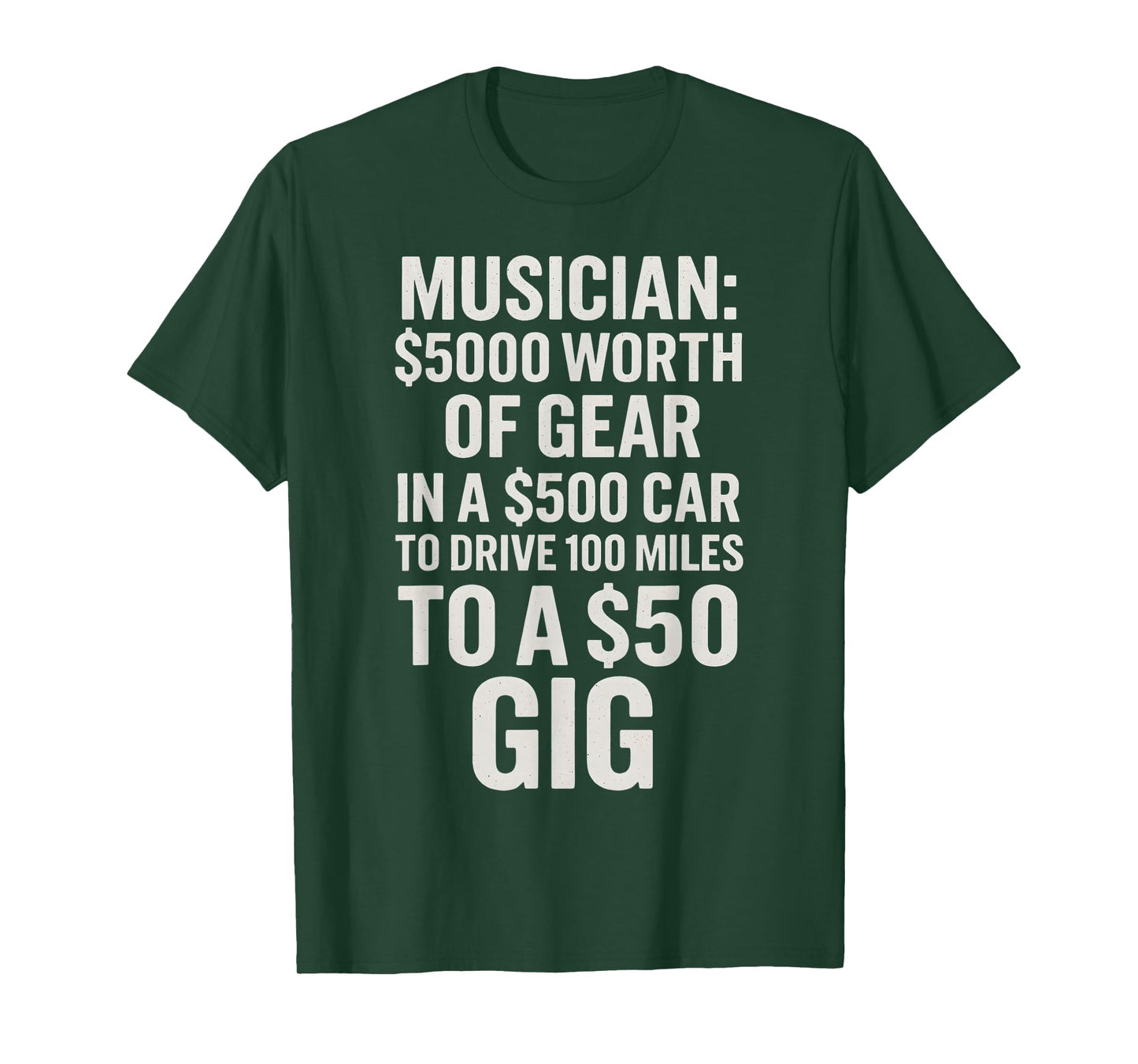 Gig Touring for Guitarists Bassists and Drummers T-Shirt
