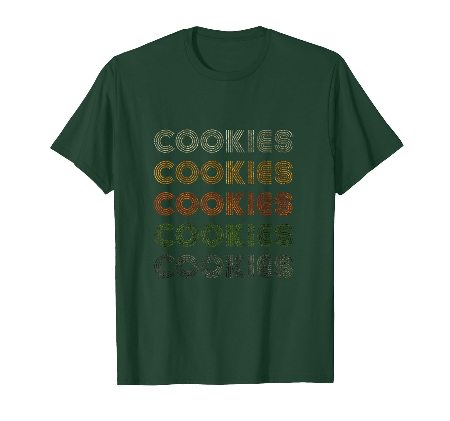 Love Heart Cookies Tee Grunge Vintage Style Black Cookies T-Shirt