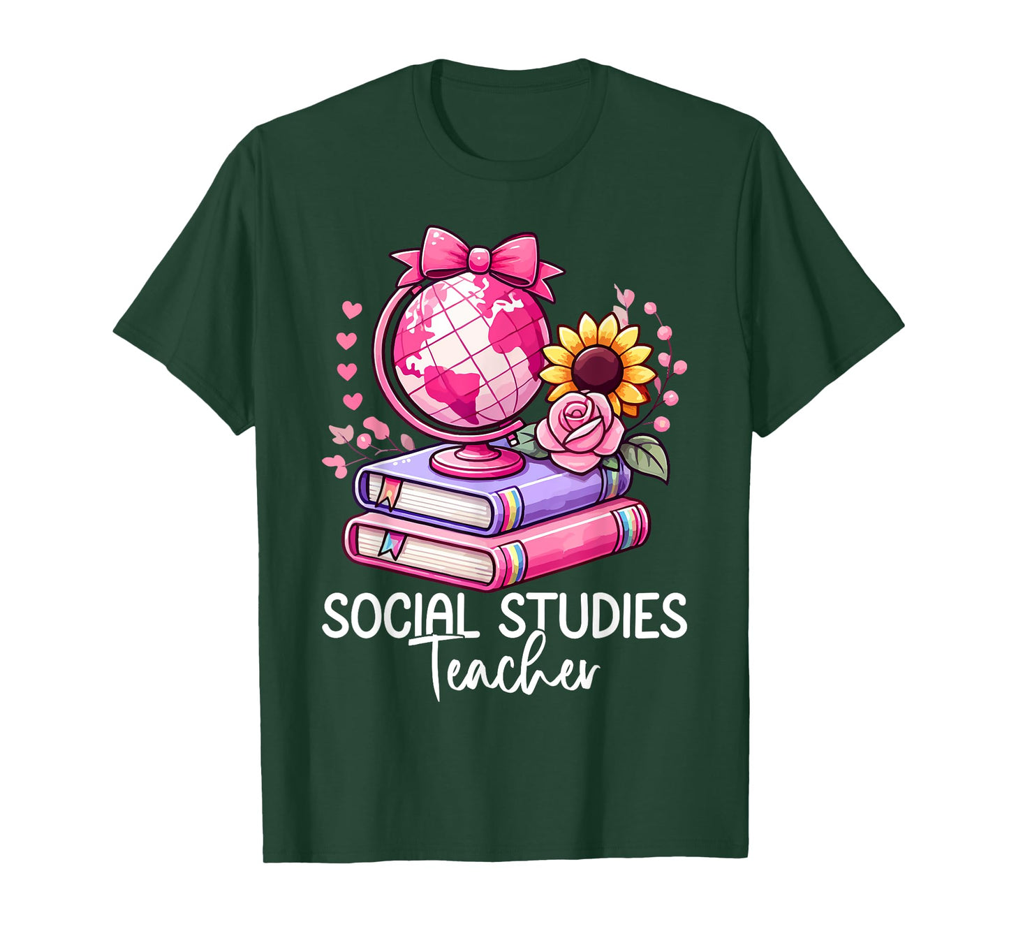 Social Studies History Teacher Earth Globe Back To School T-Shirt