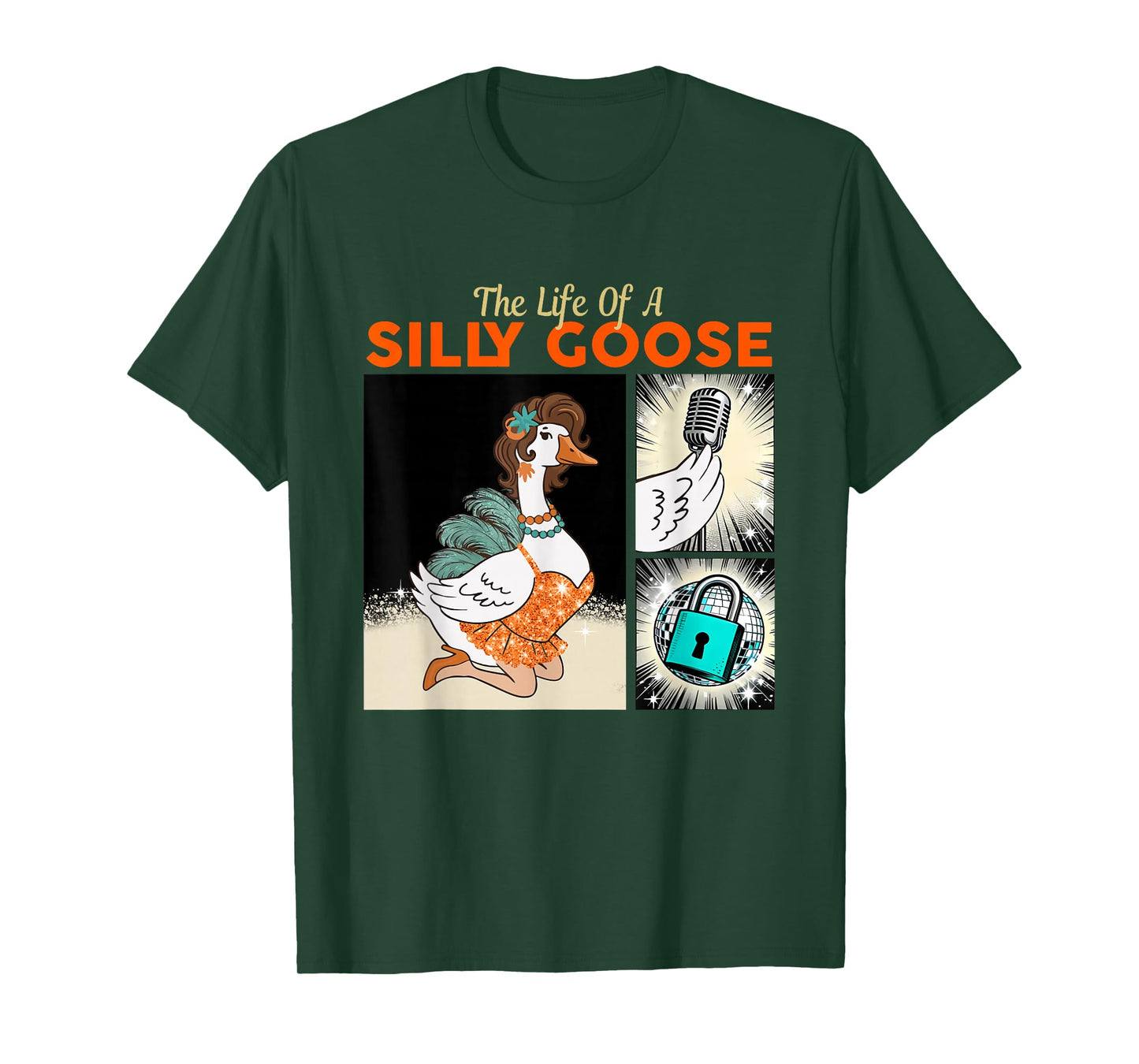 Funny Goose Meme Show Girl Tee The Life of a Silly Goose T-Shirt