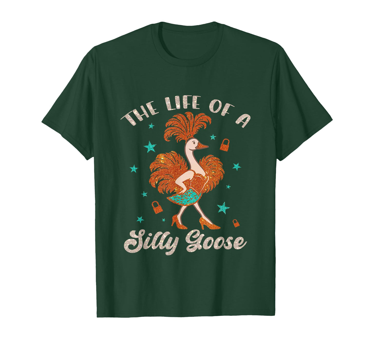 The Life of A Silly-Goose Funny Trendy Meme Show Girl T-Shirt