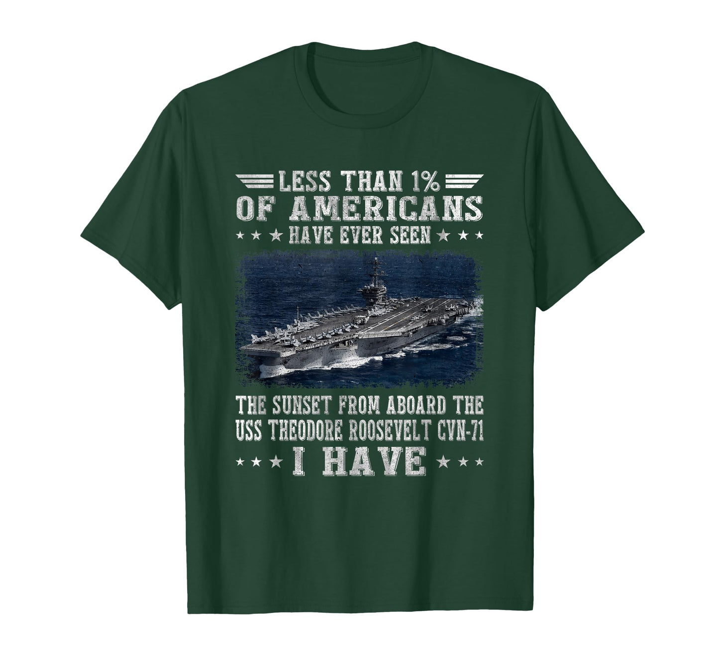 USS Theodore Roosevelt CVN-71 Aircraft Carrier Veterans Day T-Shirt