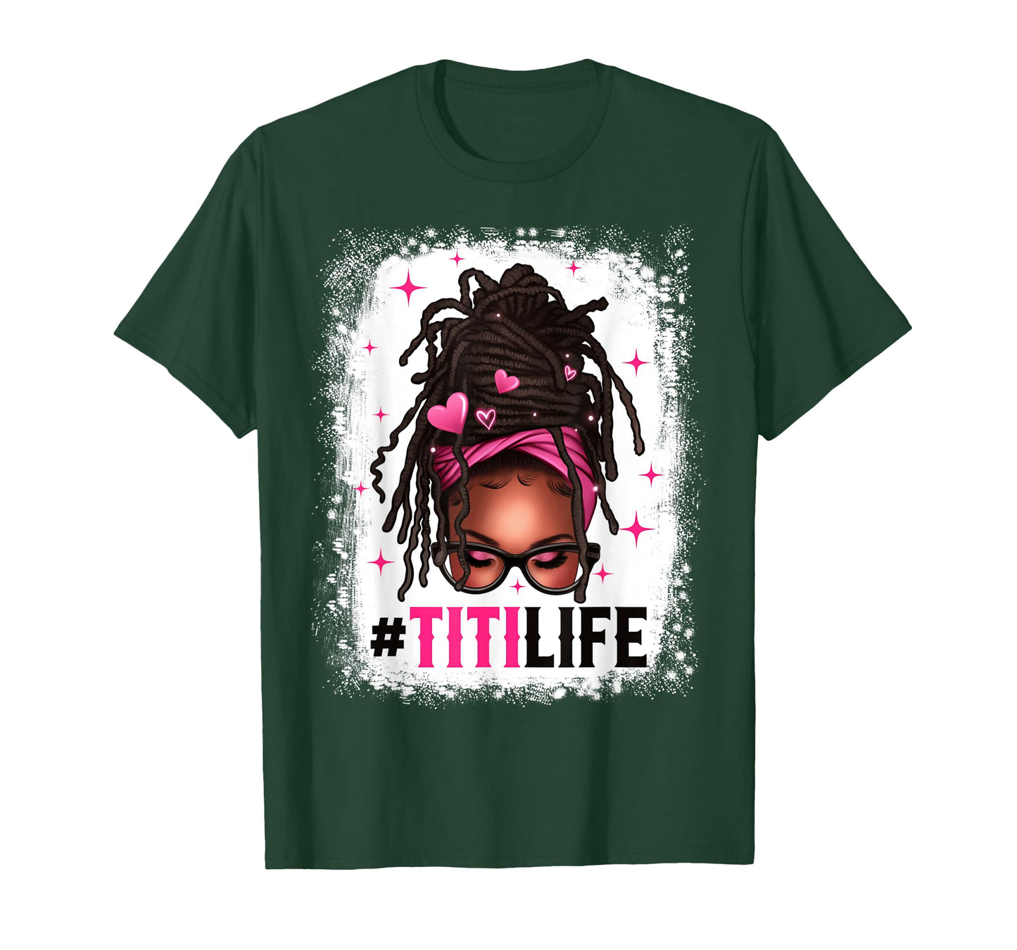 Titi Life African American Loc'd Black Women Mother's Day T-Shirt