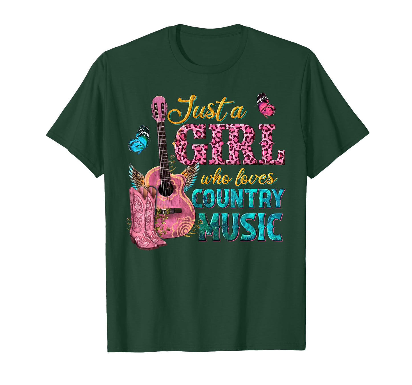 Just A Girl Who Loves Country Music T-Shirt