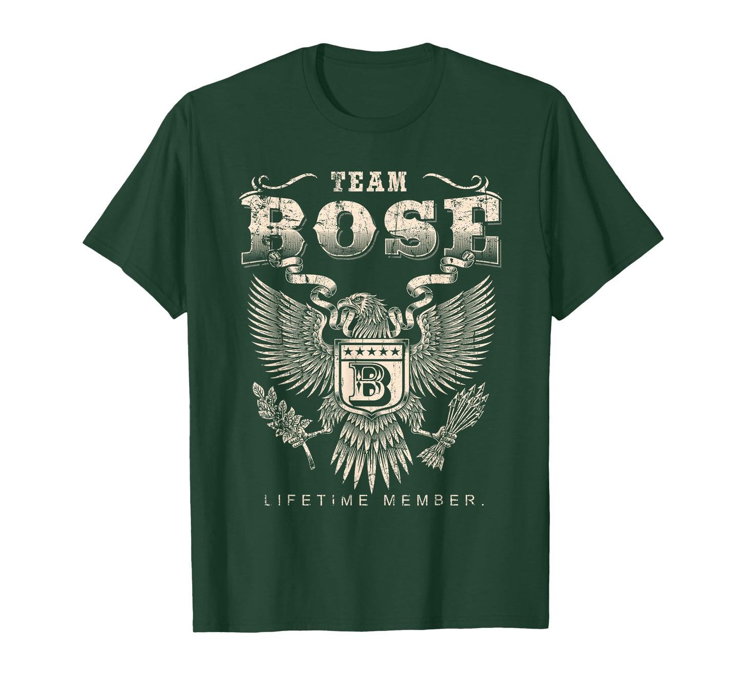 Team Bose Family Name Lifetime Member T-Shirt T-Shirt