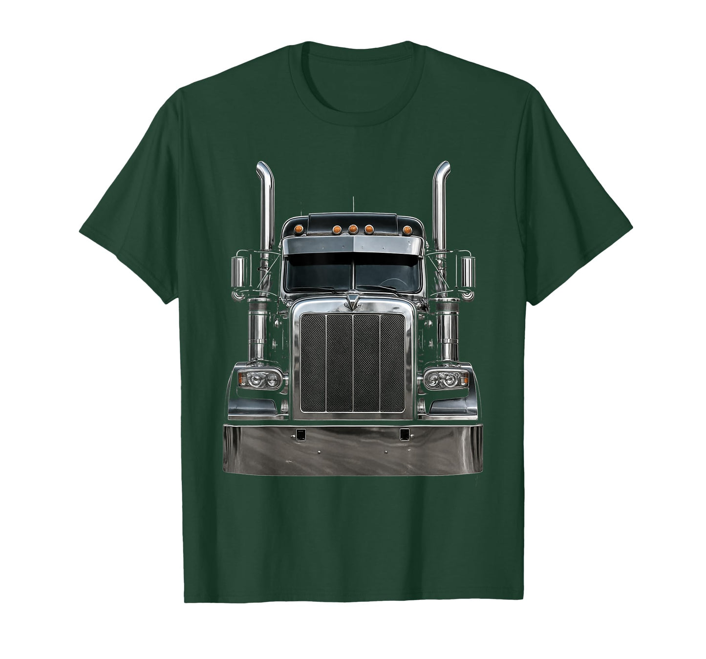 Semi Truck Driver Big Rig Trucker Highway Life Men Boys T-Shirt