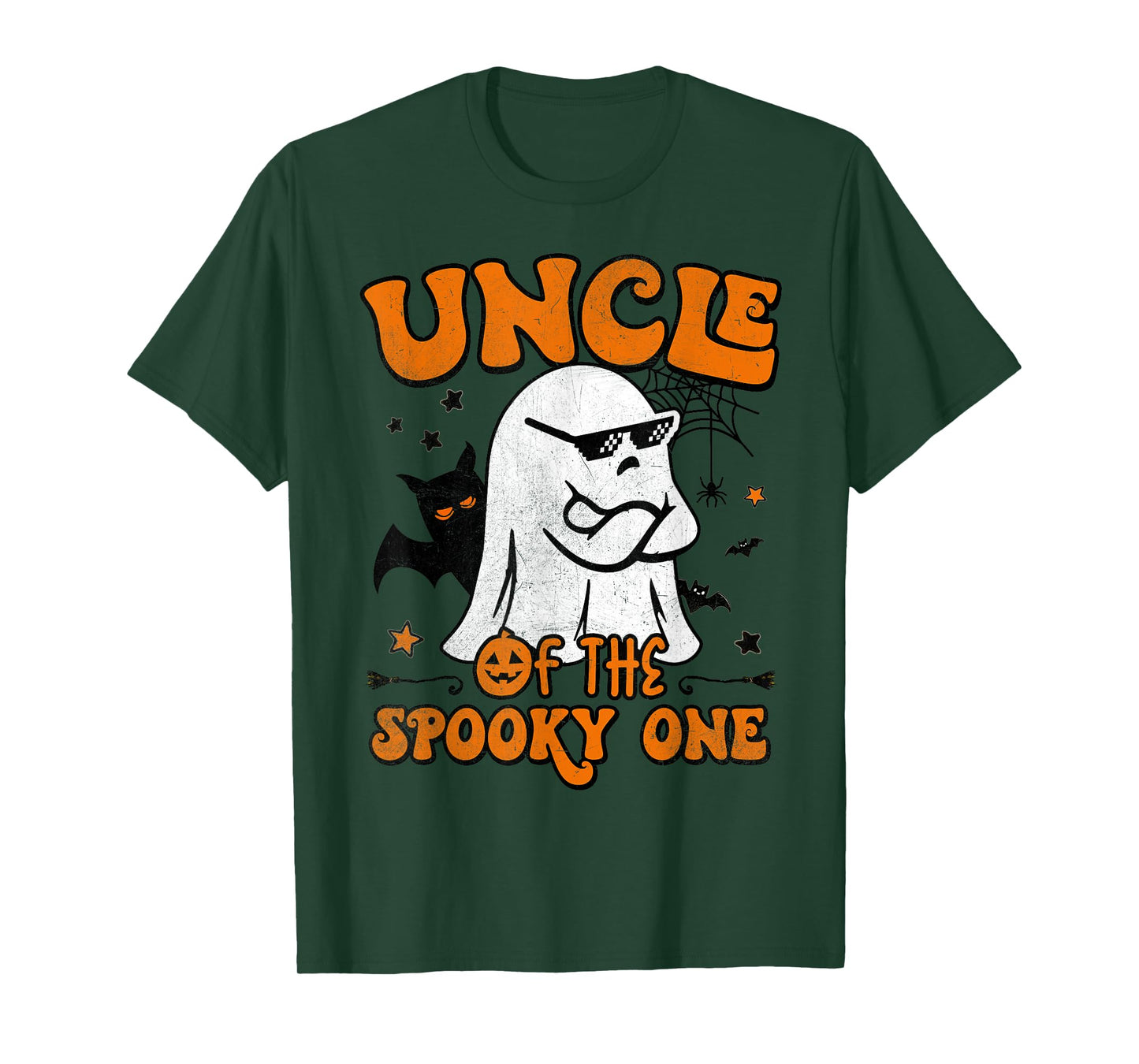 Uncle of the Spooky One Retro Matching Family Halloween T-Shirt