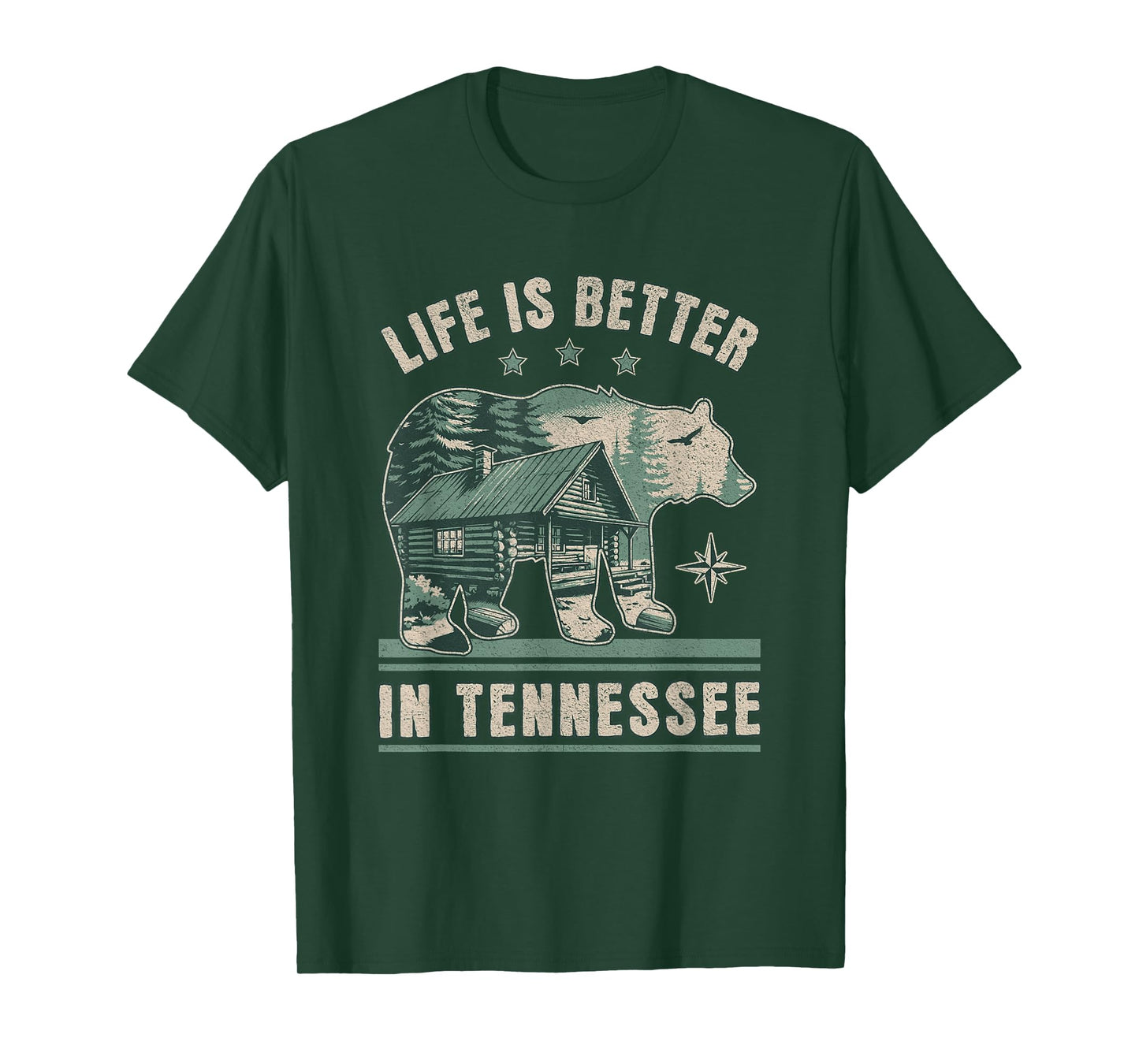 Life Is Better In Tennessee, Smoky Mountains Outdoors Hiking T-Shirt