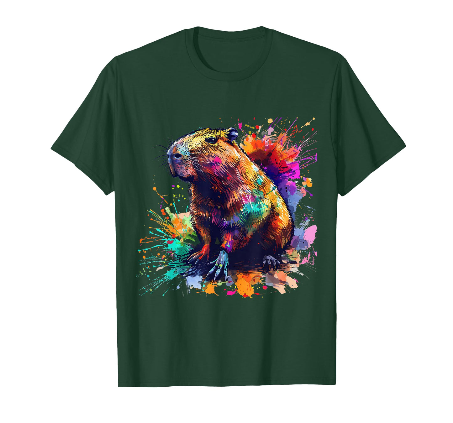 Capybara Lover Forest Rodent Wildlife Capybara Animal T-Shirt