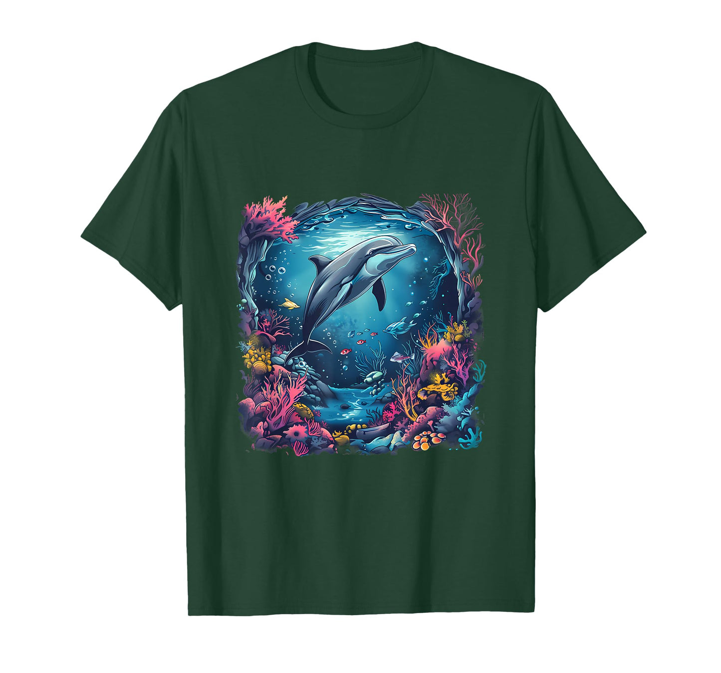 Sea Ocean Animal Art Dolphin Ocean Sea Animal Dolphin Lover T-Shirt