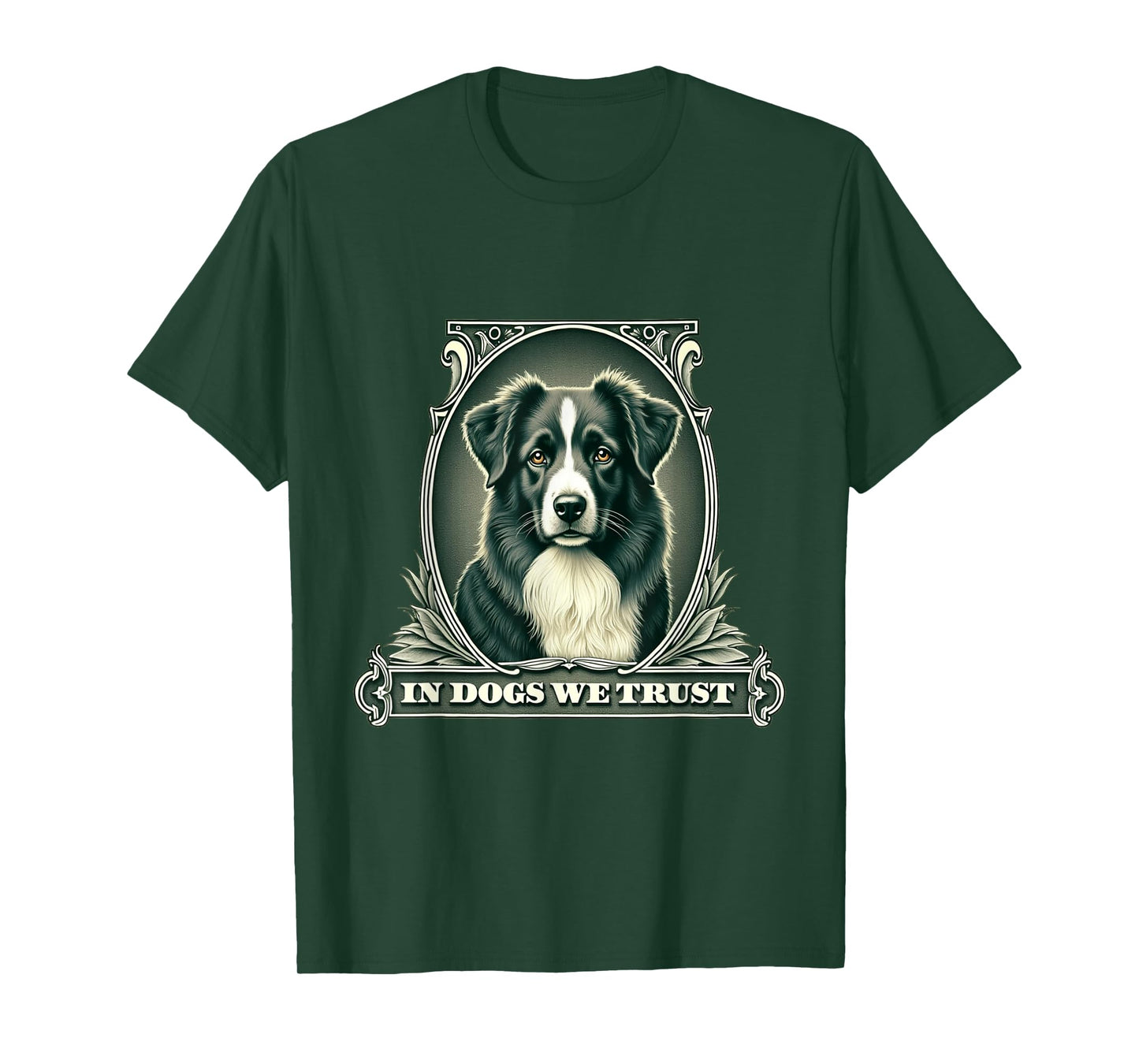 In Australian Shepherd We Trust Funny Vintage Aussie Dog T-Shirt