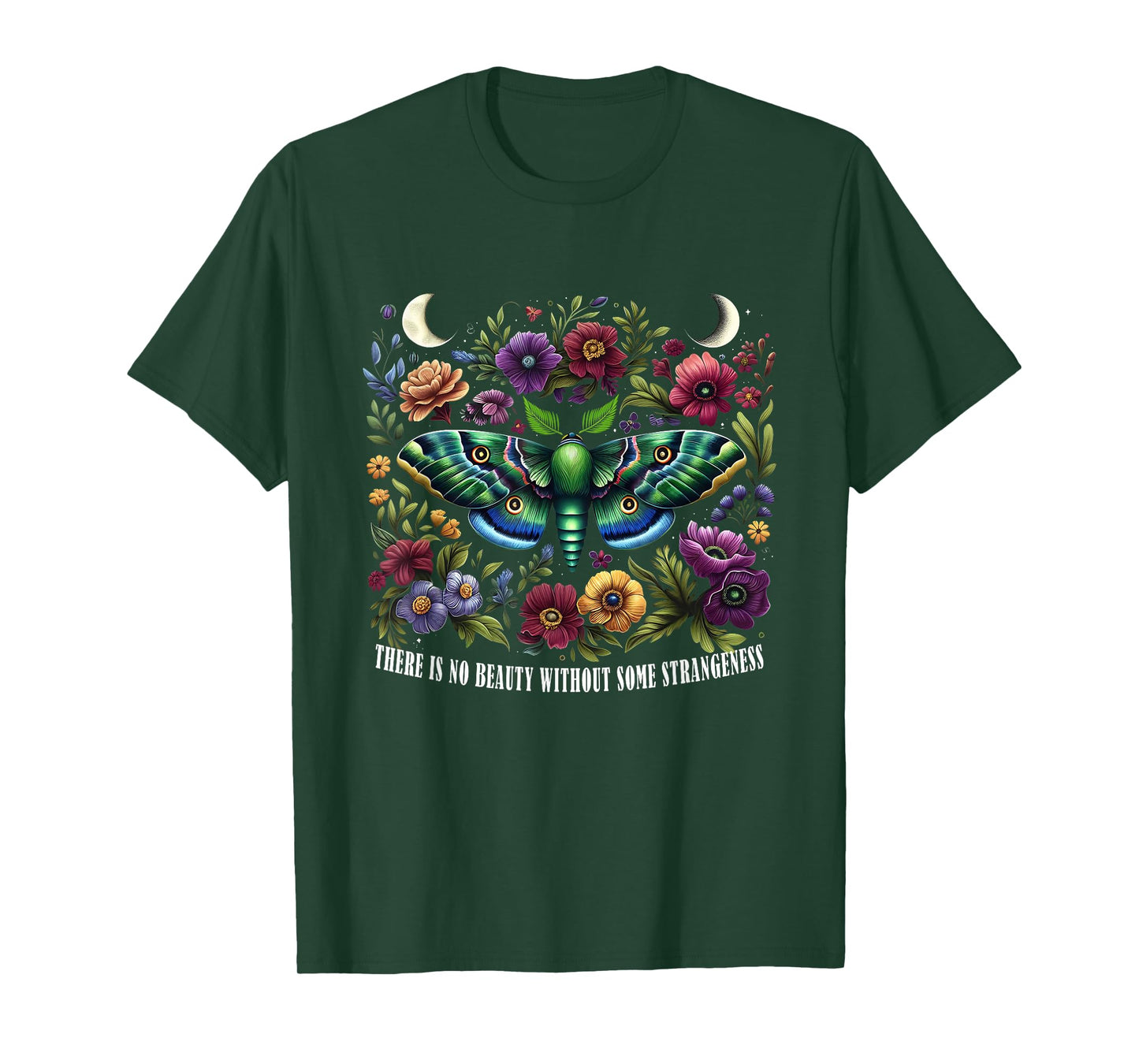 Butterfly There Is No Beauty Without Some Strangeness Woman T-Shirt