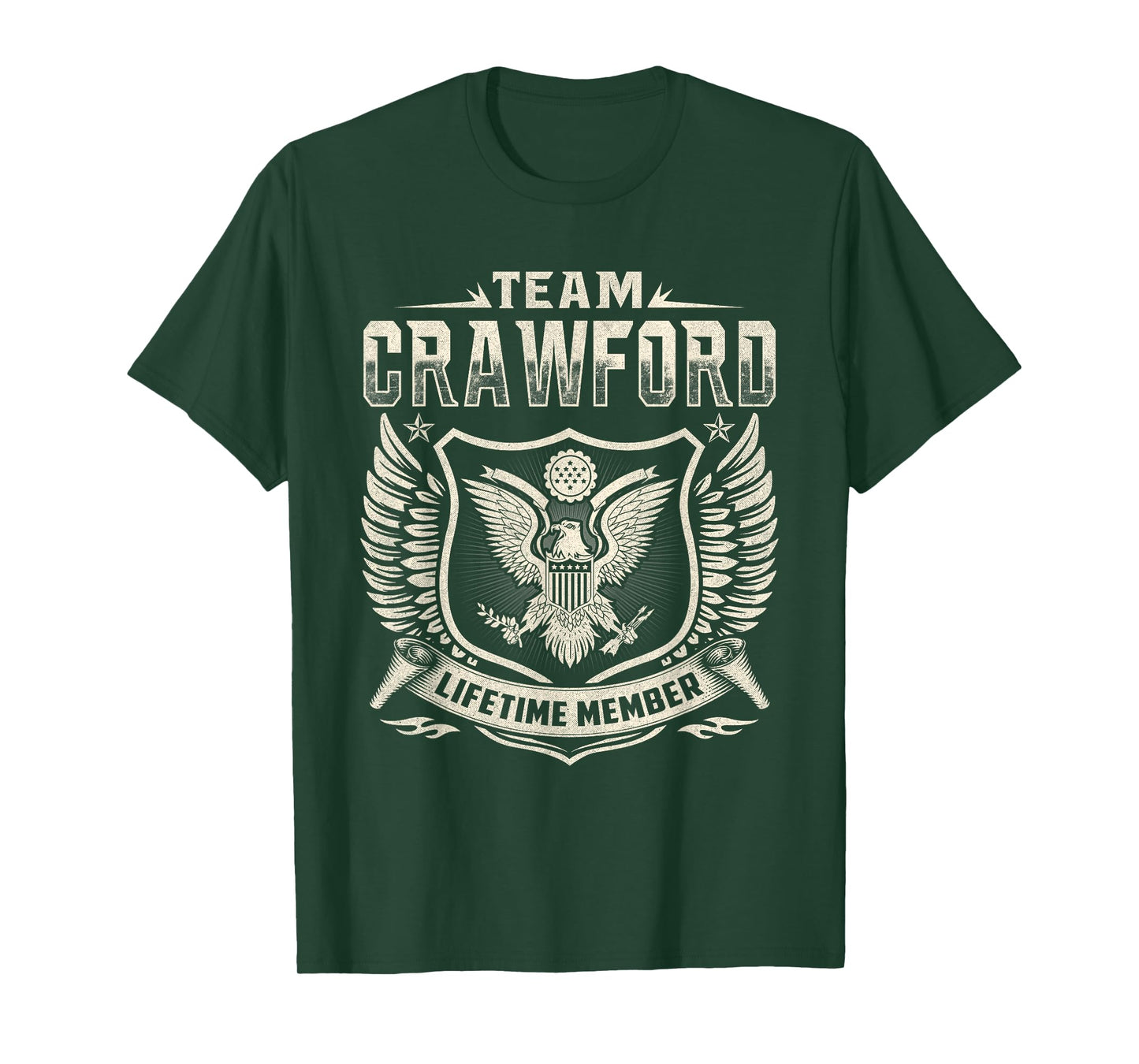 Crawford Family Shirt Team Crawford Lifetime Member T-Shirt