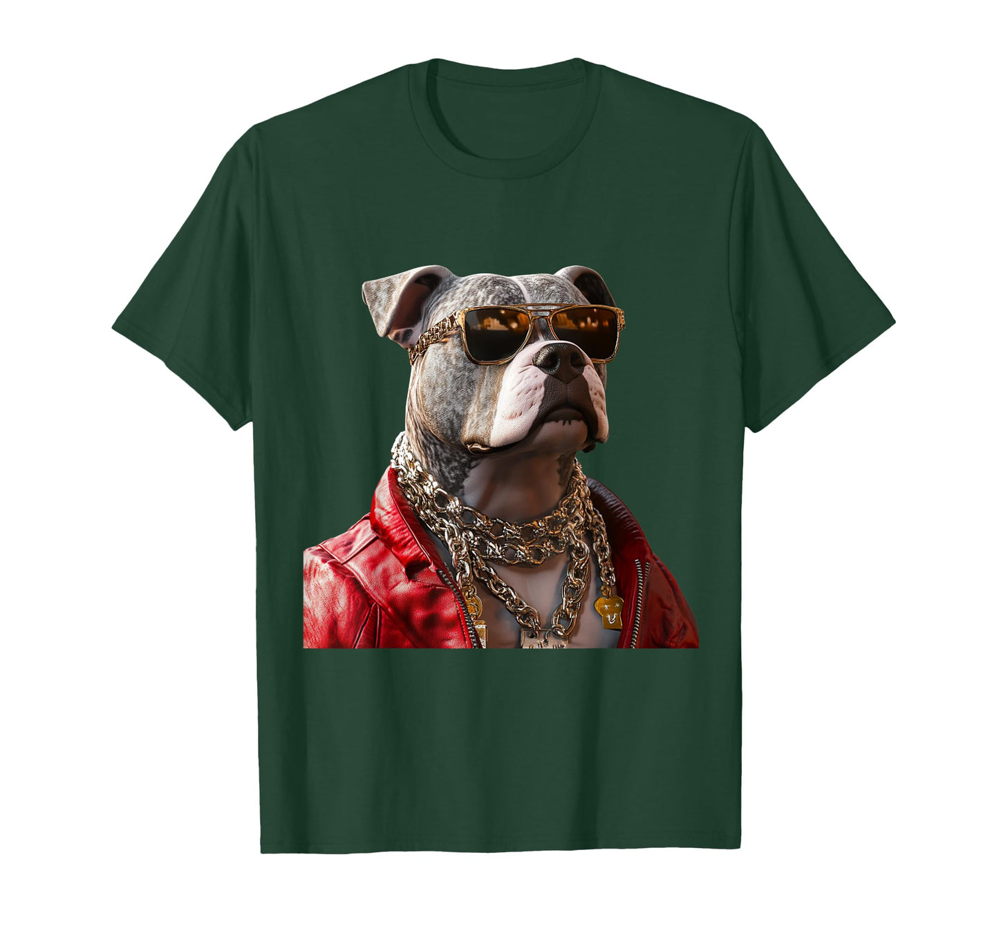 Thug Gangster Life Dog For Hip Hop Fans & dog Meme lovers T-Shirt