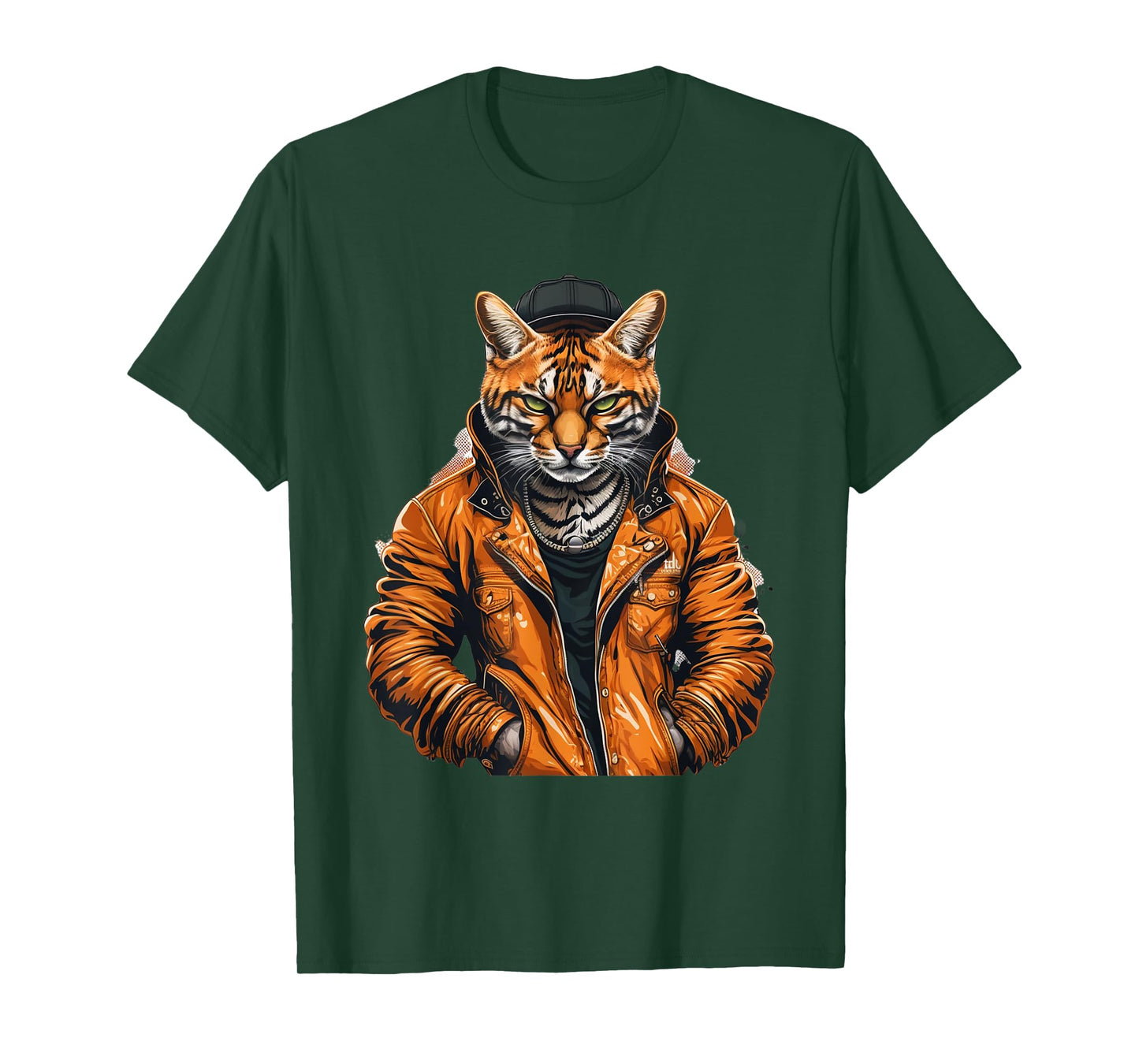 Orange Bengal Cat Thug Cat Gangster Cat Gangster Life T-Shirt