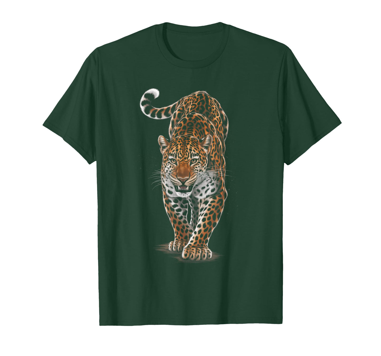 Leopard Portrait Animal Wildlife Art Big Cat T-Shirt for Men Women