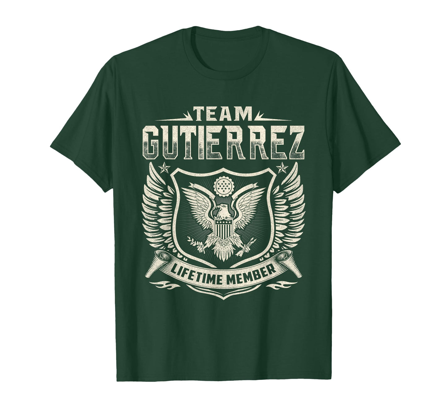 Gutierrez Family Shirt Team Gutierrez Lifetime Member T-Shirt