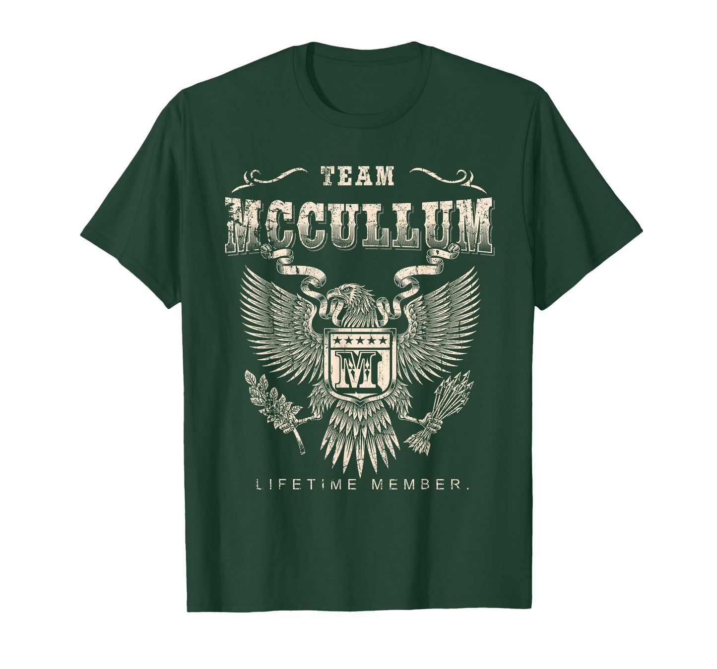 Team Mccullum Family Name Lifetime Member T-Shirt
