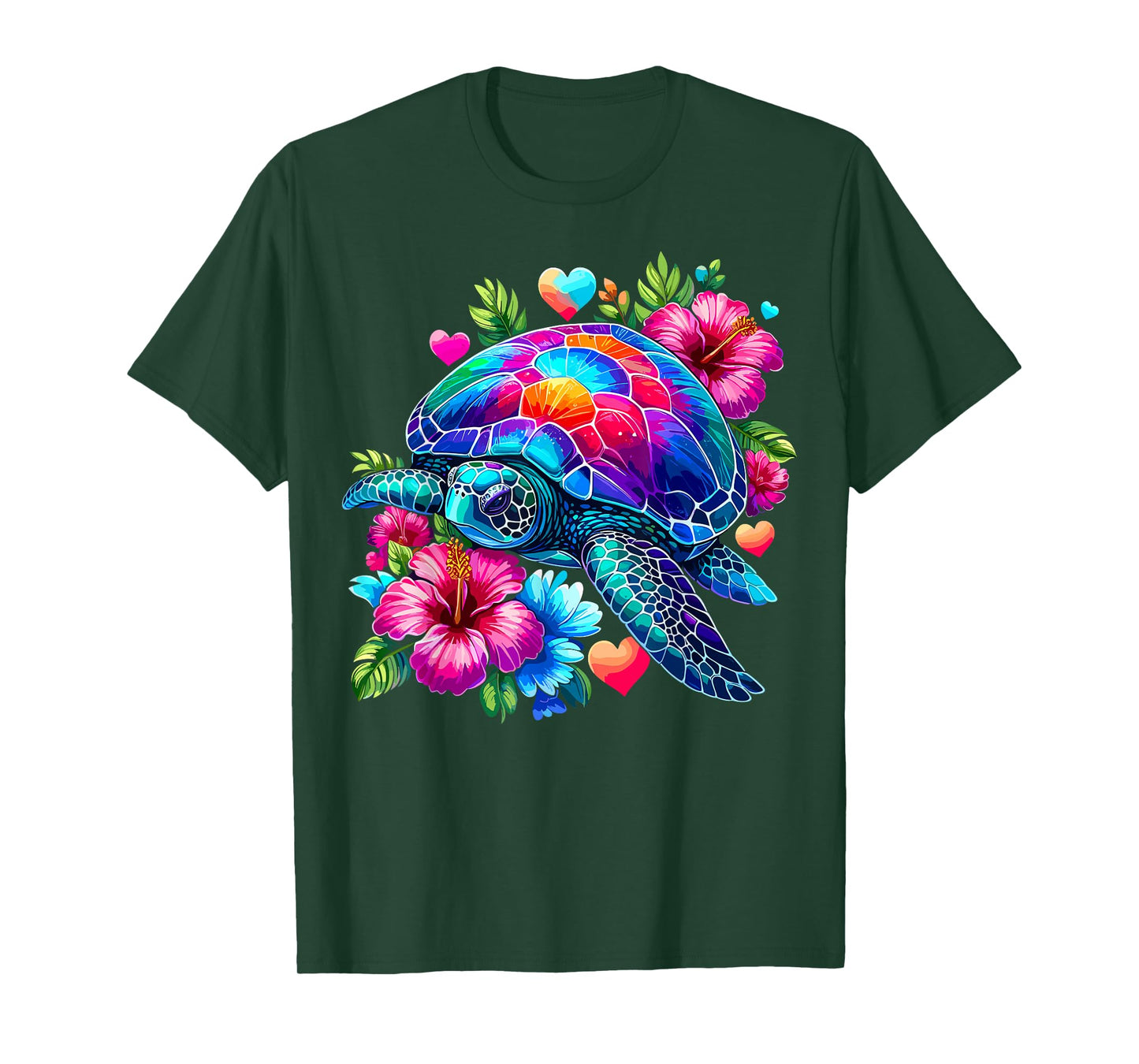 Hawaiian Sea Turtle Hawaii Vacation Beach Summer T-Shirt
