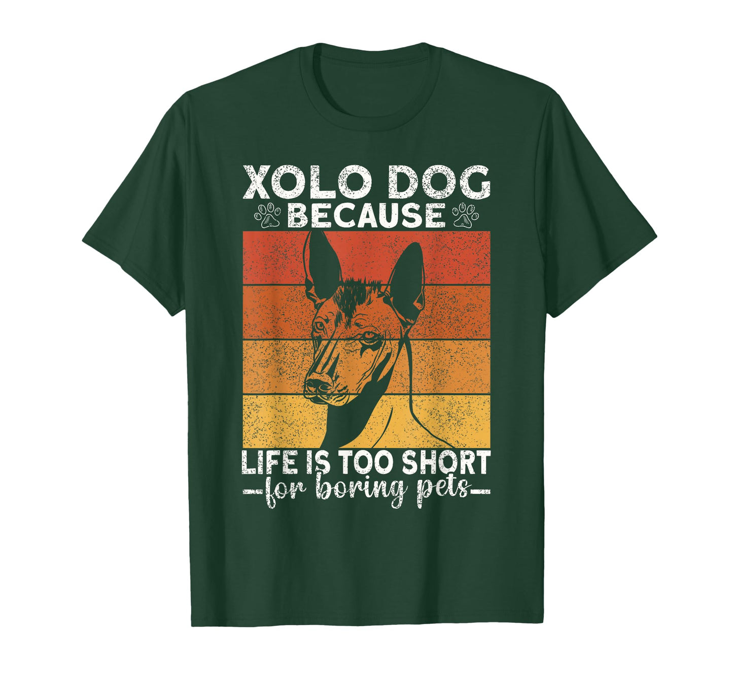 Xolo Dog Mexican Hairless Coated Lover Puppy Xoloitzcuintli T-Shirt