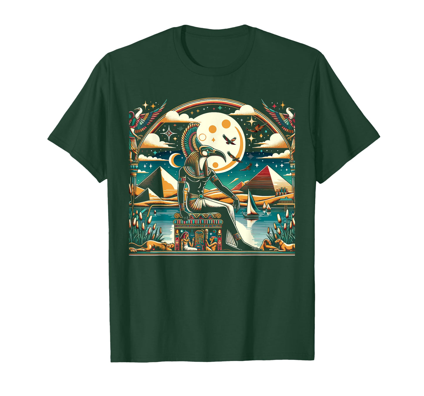 Thoth Egyptian Mythology Diety Ibis Ancient Egypt T-Shirt