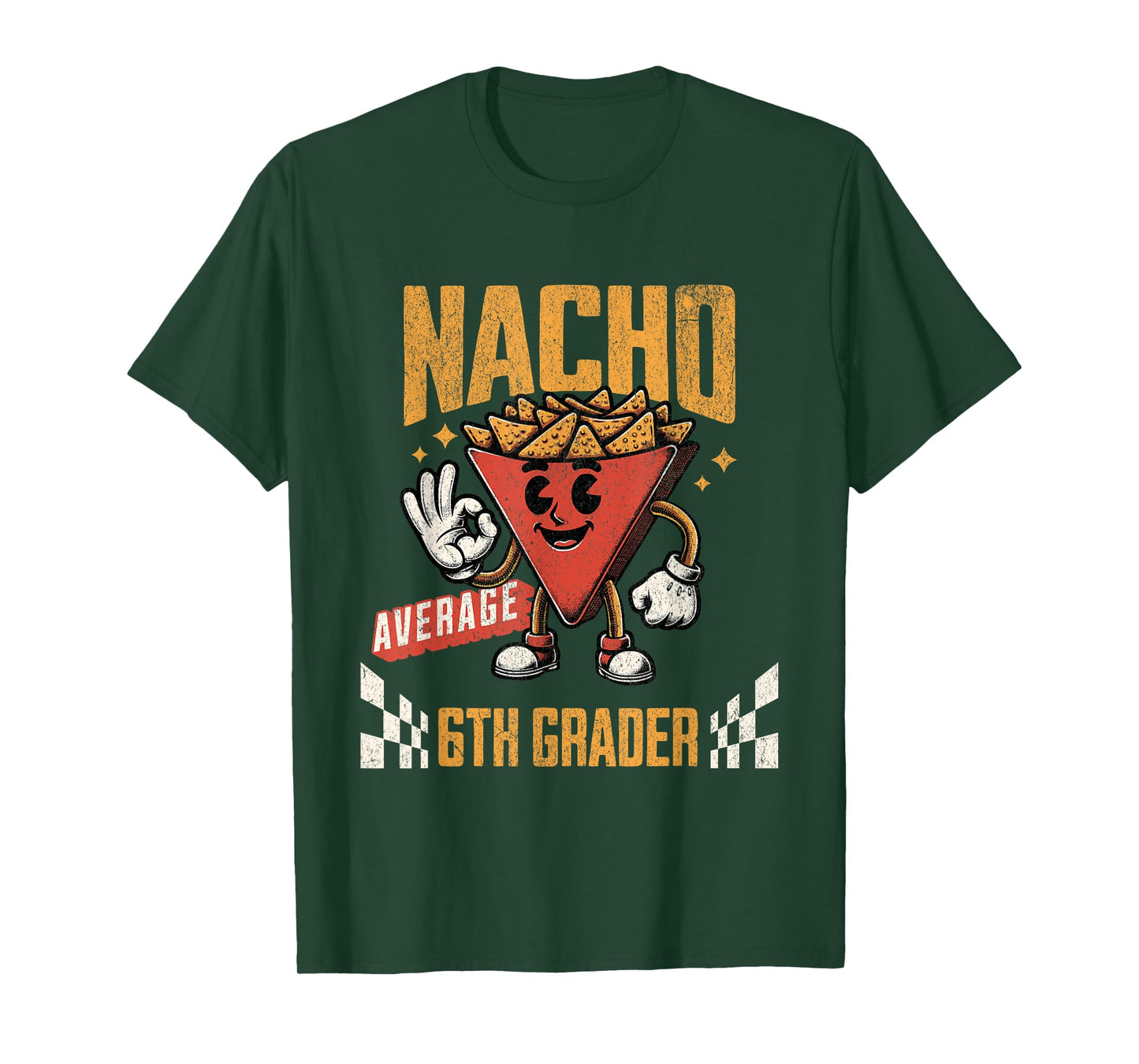 Nacho Average 6th Grader Funny Cinco De Mayo School Joke T-Shirt
