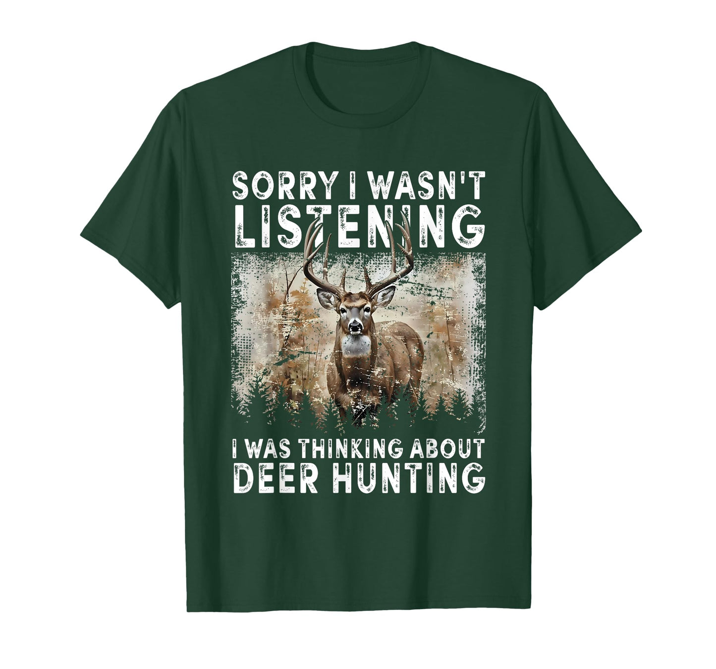Deer Hunting Art for Men Women Wildlife Hunter Deer Hunting T-Shirt