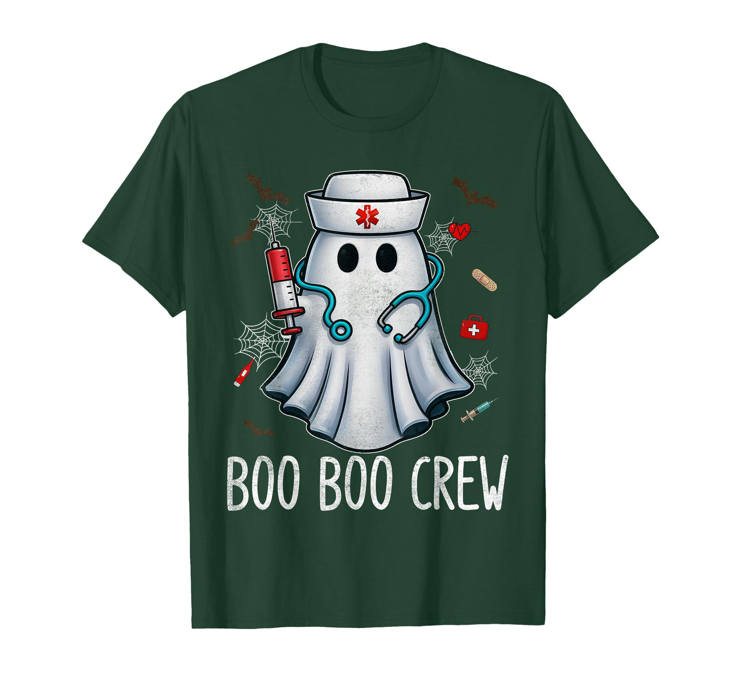 Boo Boo Crew Nurse Nursing Halloween Costumes Men Women T-Shirt