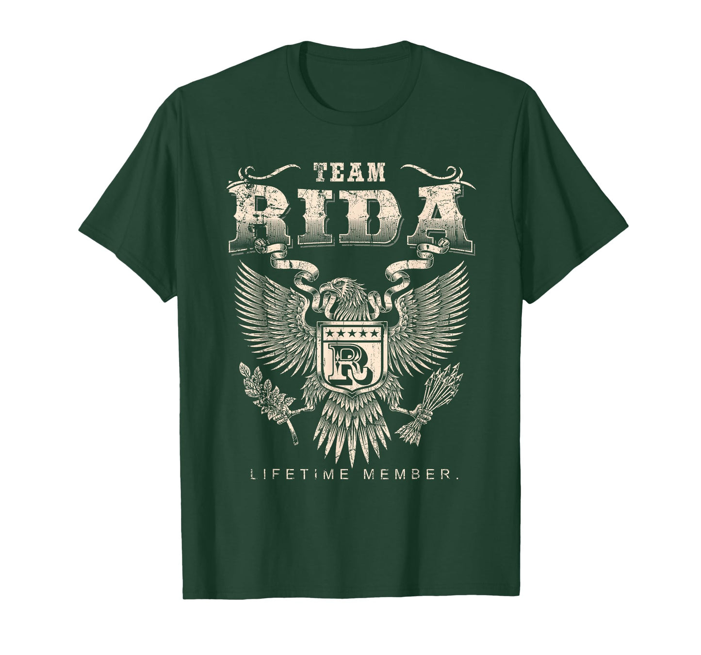 Team Rida Lifetime Member - Rida Name T-Shirt
