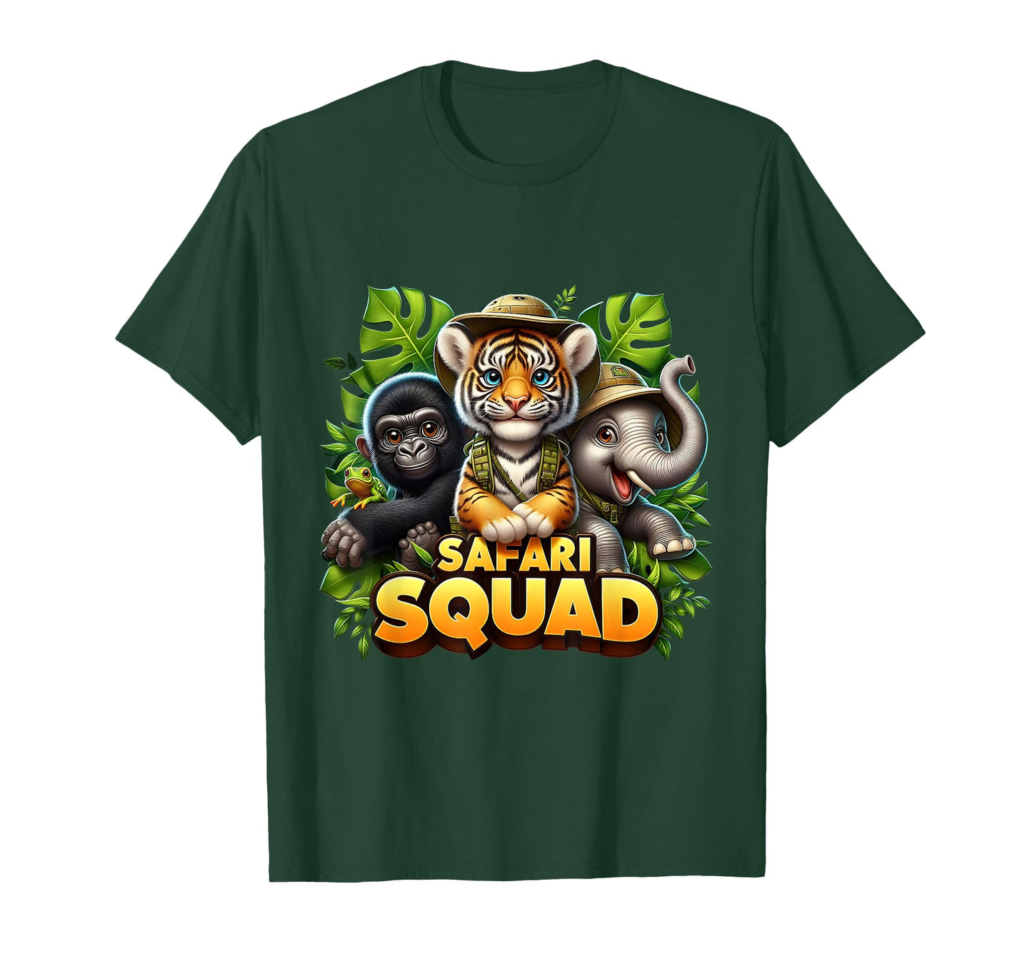 Animals Safari Squad Sunset Wildlife Zoo Wildlife Team T-Shirt