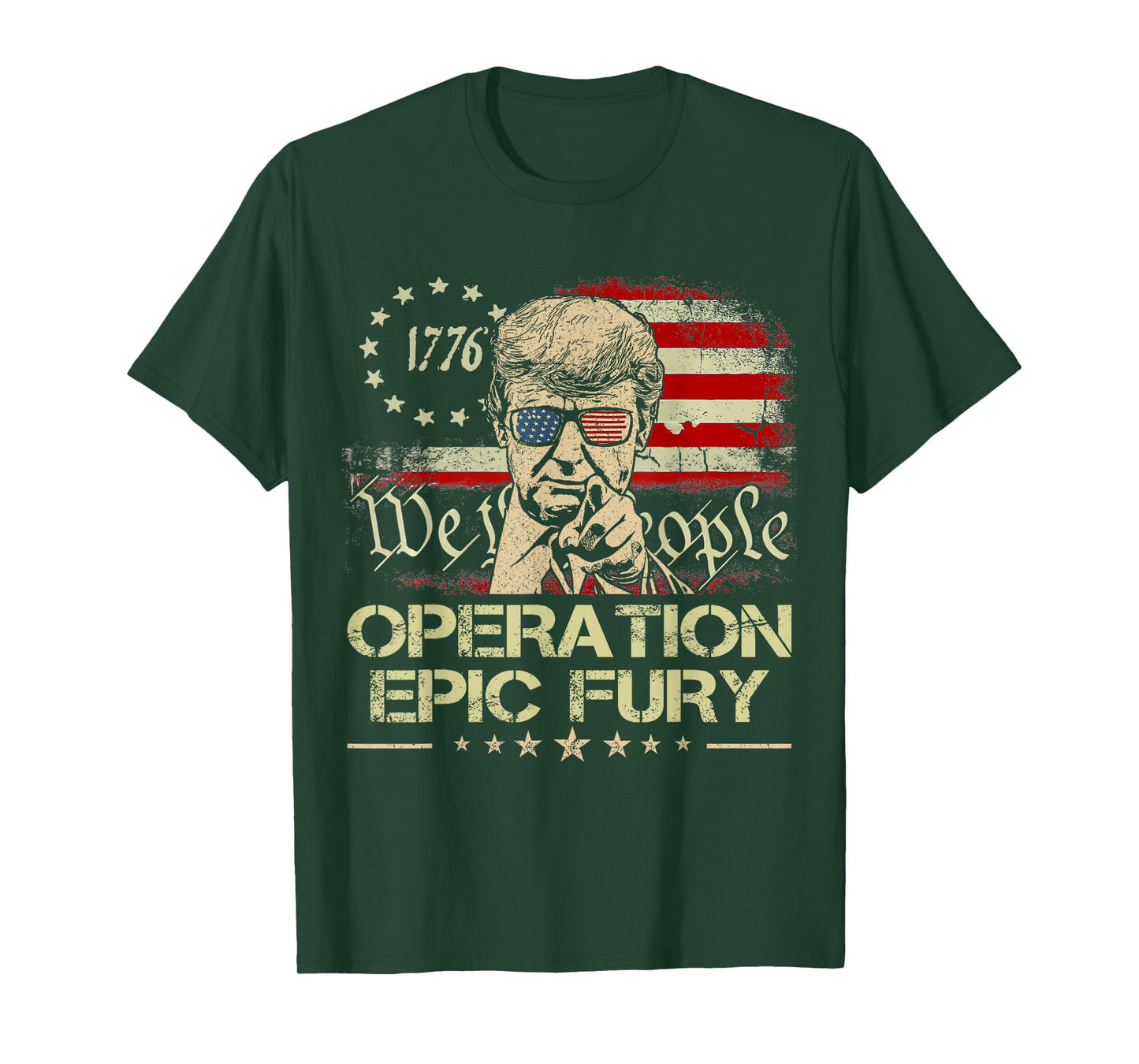 Operation Epic Fury T-Shirt - T-Shirt | Forest