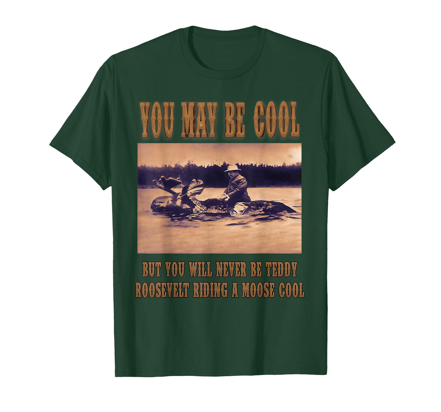 Funny Hipster Theodore Teddy Roosevelt Meme T-Shirt