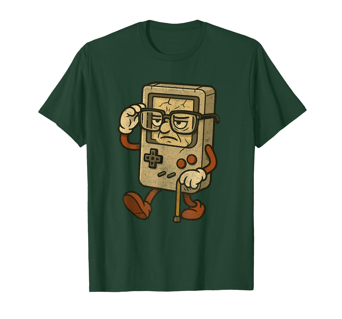 Funny Vintage Old Gamer Retro Video Game Old Gamer T-Shirt
