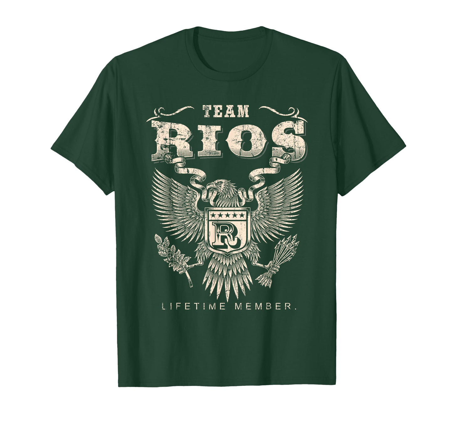 Team Rios Family Name Lifetime Member T-Shirt