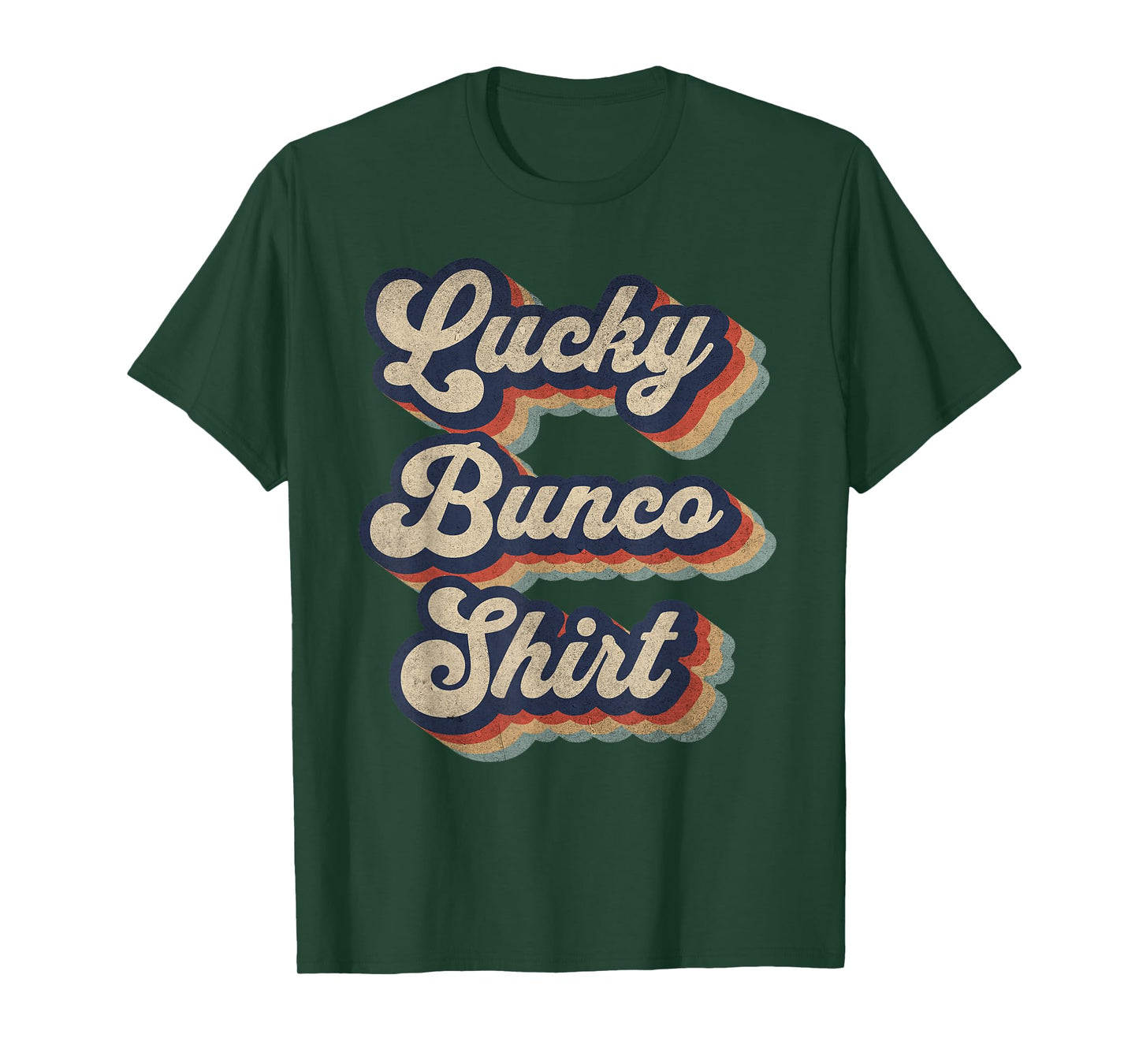 Lucky Bunco Shirt Vintage Bunco Dice Game T-Shirt