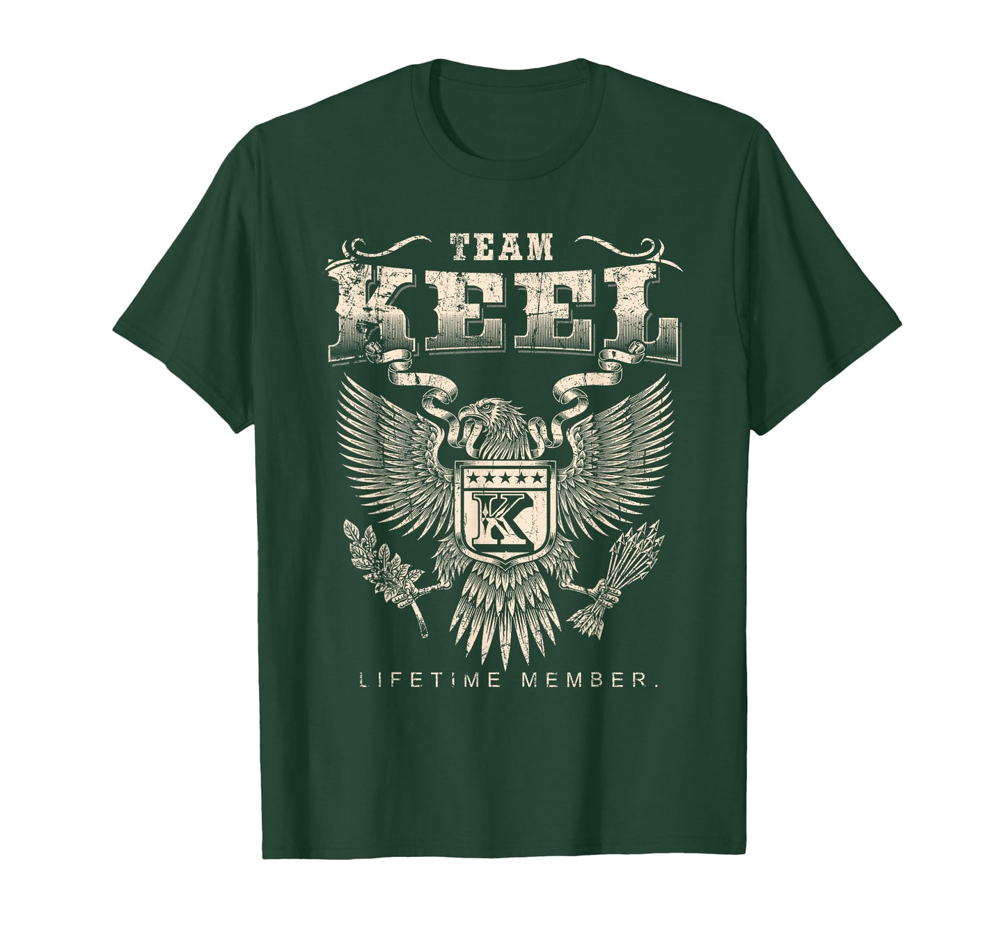 Team Keel Lifetime Member - Keel Last Name T-Shirt