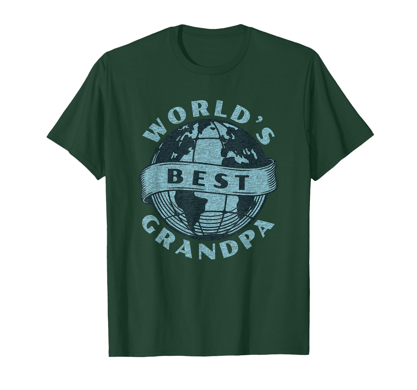 World's Best Grandpa Funny Vintage Graphic T-Shirt