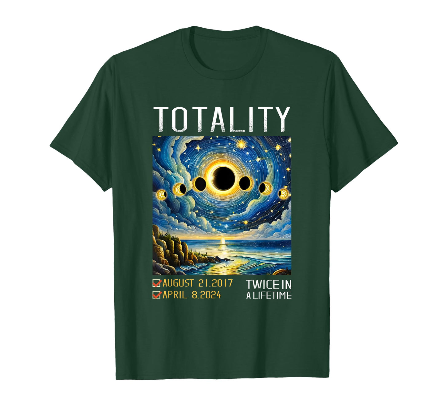 Twice In A Lifetime Total Solar Eclipse 2024 T-Shirt