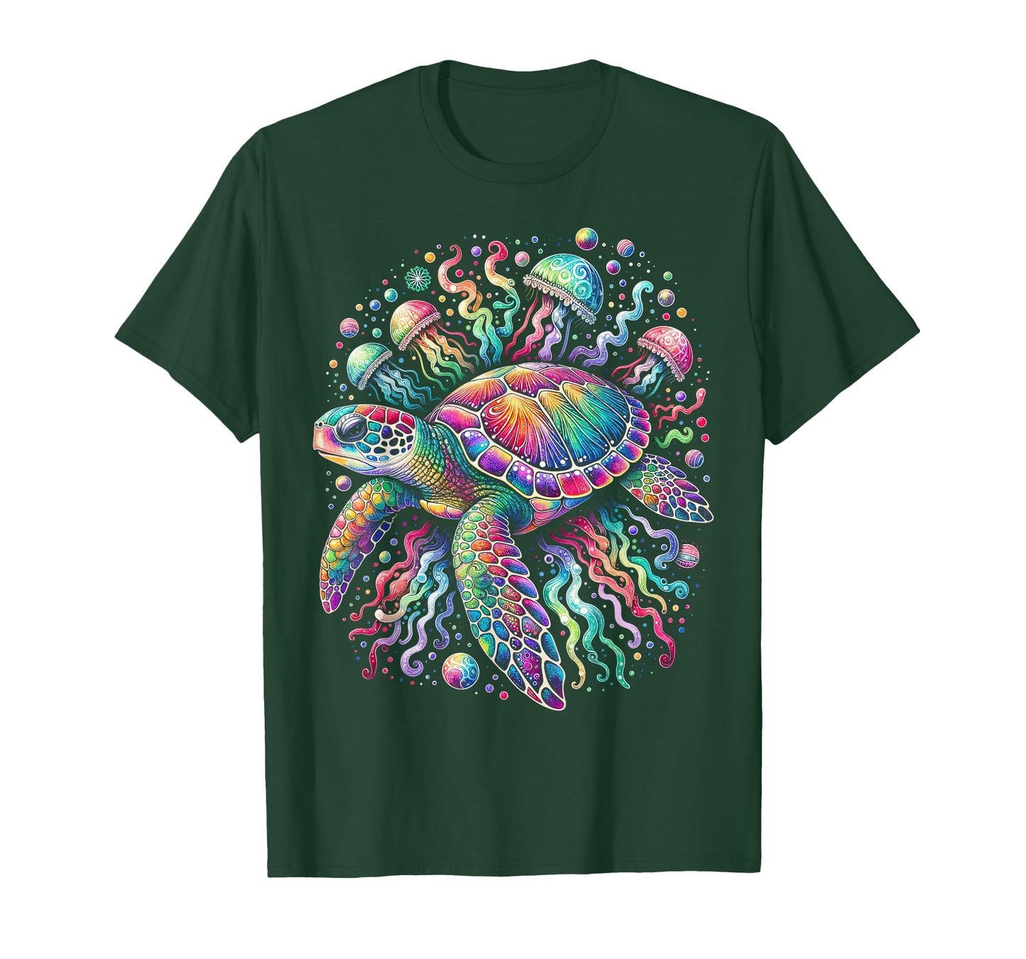 Sea Turtle Beach Lover Ocean Animal Graphic Novelty Womens T-Shirt