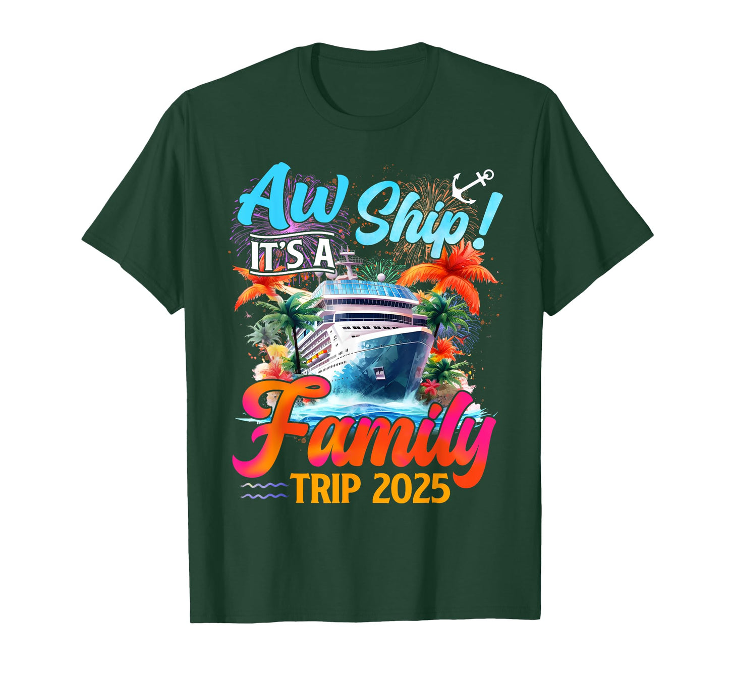 Funny Cruising Family Trip 2025 Family Matching Cruise Trip T-Shirt