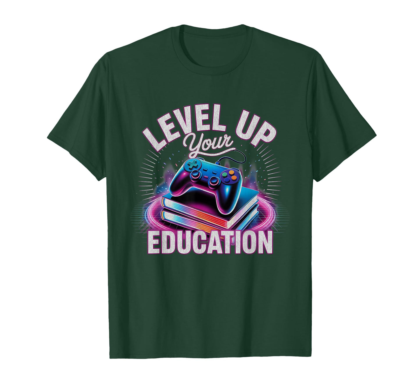Level Up Your Education Gaming Teacher Student Learning Game T-Shirt