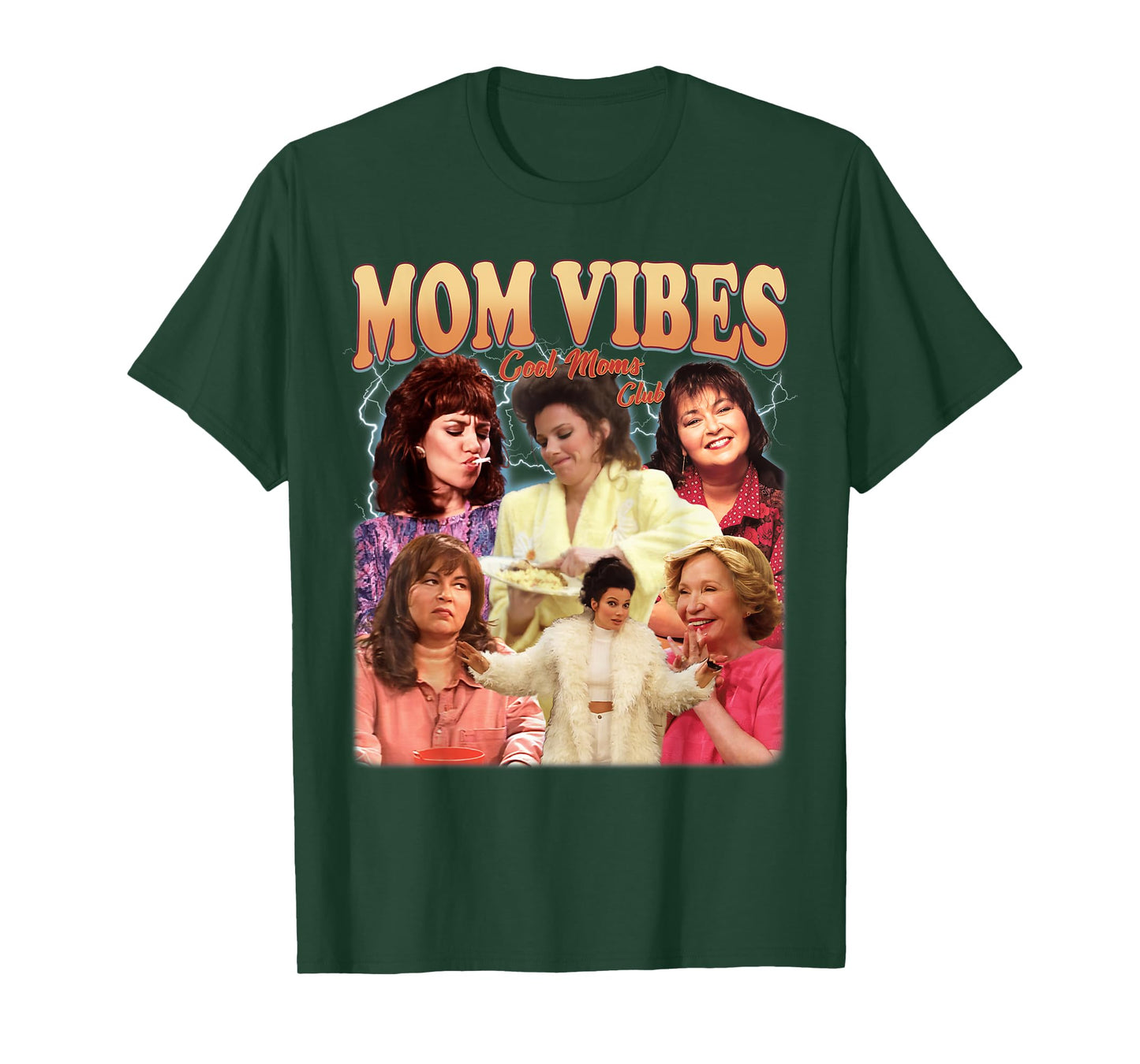 Retro 90’s Mom Vibes Funny Mom Life Mother's Day Clothing T-Shirt