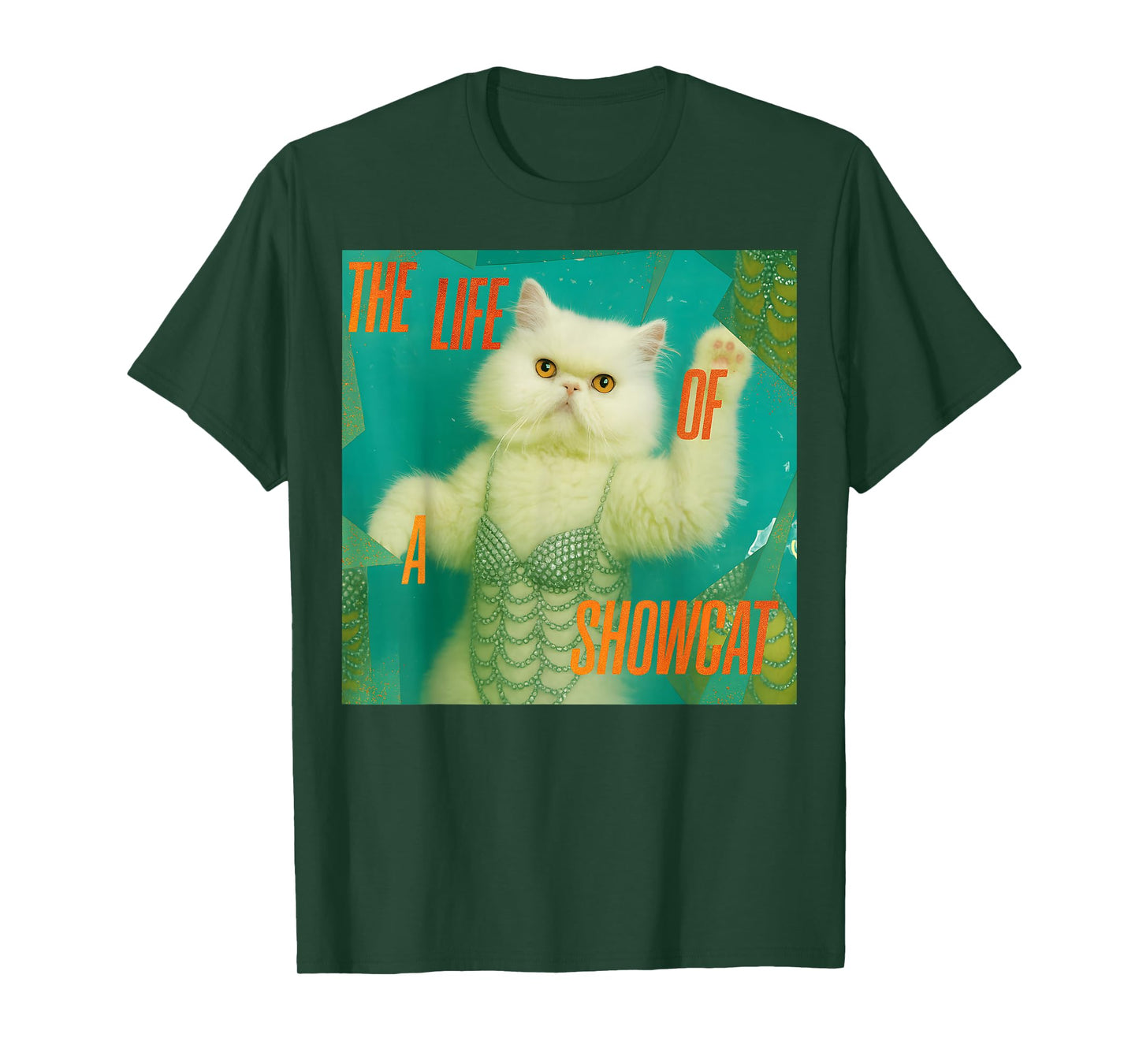 The Life of a Showcat Funny Costume Y2k Trendy Showcat 2025 T-Shirt