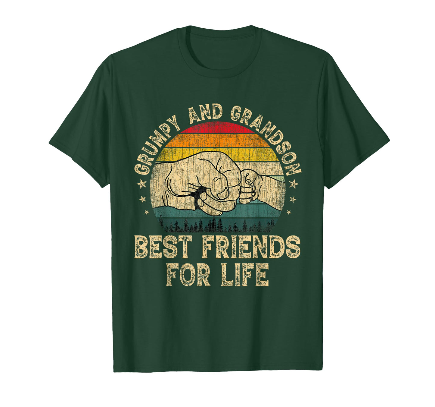 Grumpy And Grandson Best Friends For Life Father's Day T-Shirt