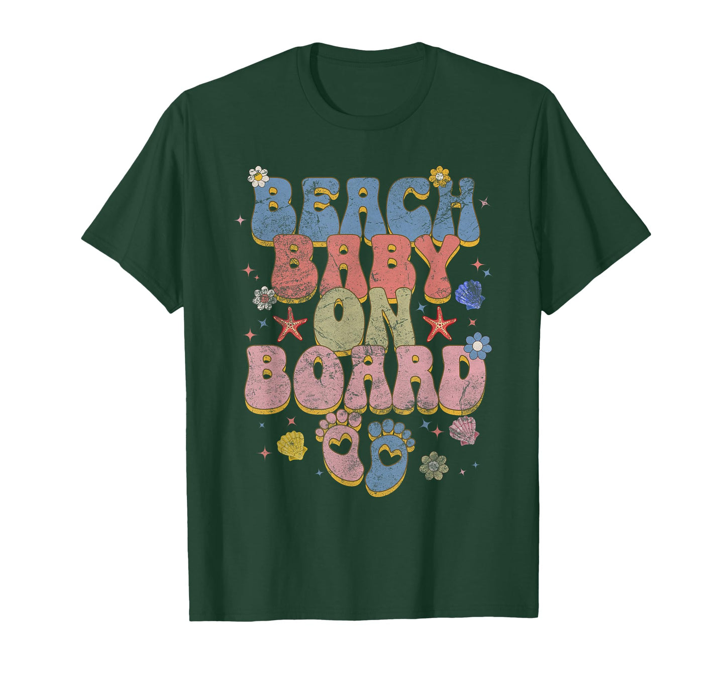 Cruise Trip Pregnancy Baby Shower Beach Baby On Board Outfit Men Women Kids T-Shirt